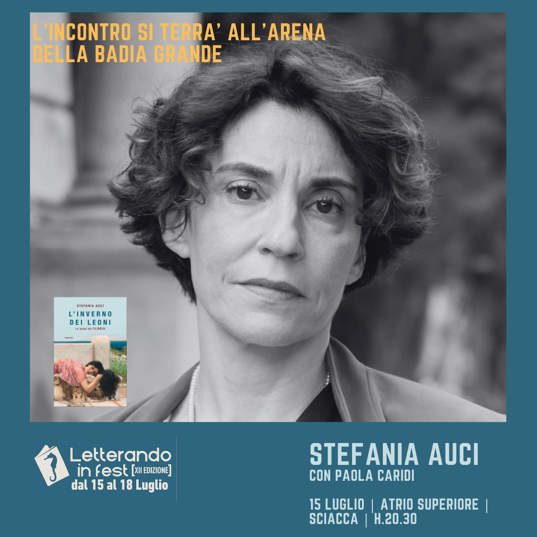 Al via stasera alla Badia Grande di Sciacca il Letterando in Fest con Stefania Auci