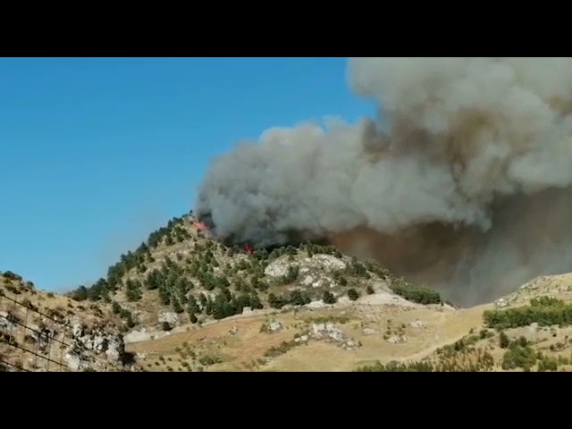 Bruciano campagne e boschi a Sambuca e Cattolica Eraclea (Video)