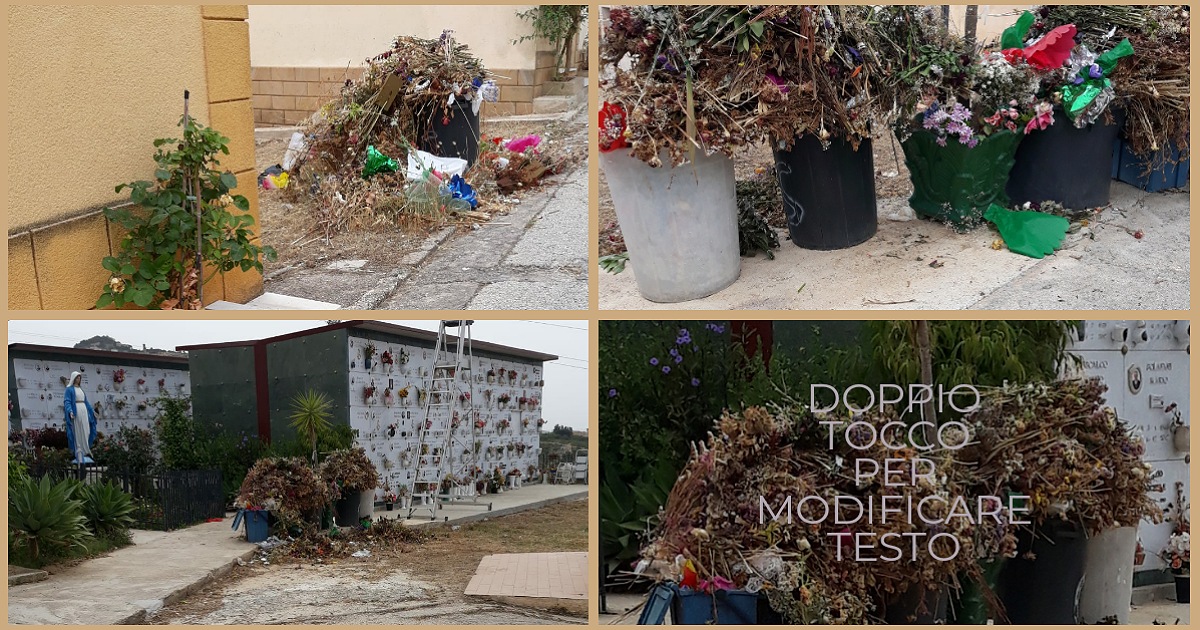 Degrado senza fine, ancora al cimitero di Sciacca