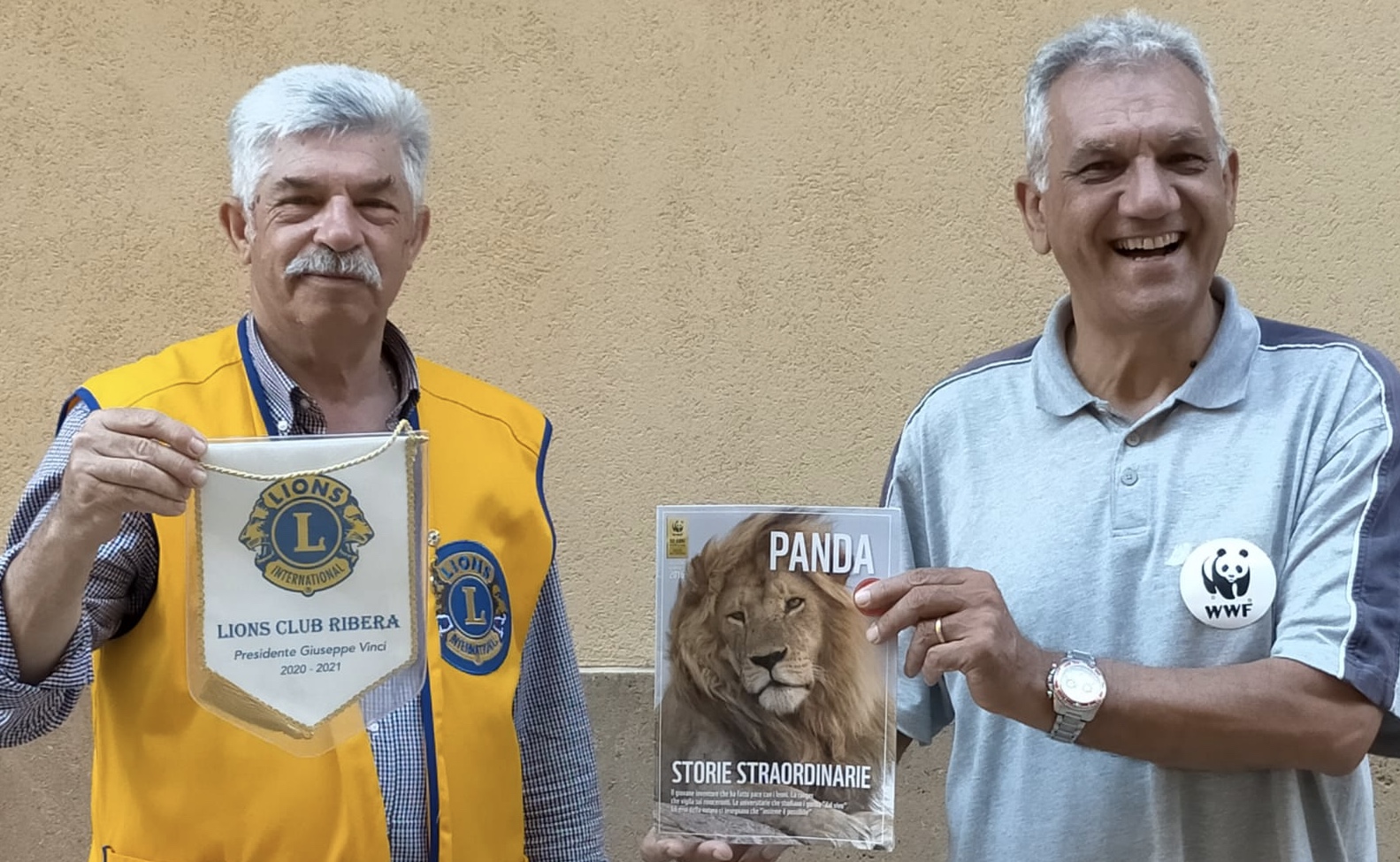 Donazione dei Lions riberesi al progetto “Sos Leone” del Wwf