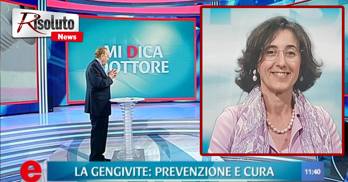 Gengivite e malattia parodontale, la saccense Giuseppina Campisi ospite di Elisir su Rai 3
