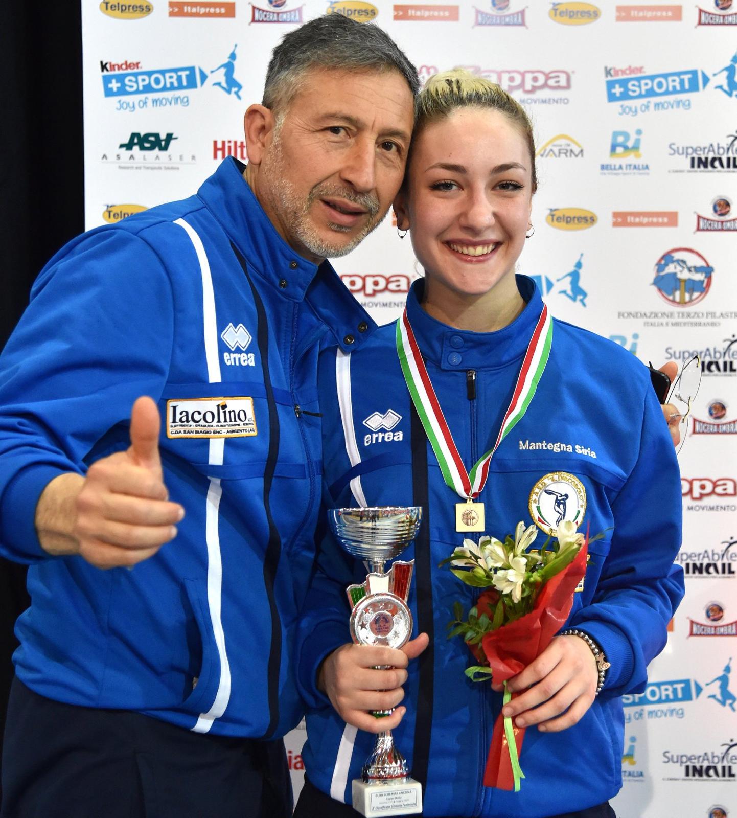 Scherma, Siria Mantegna del Discobolo Sciacca seconda nella selezione regionale per i Campionati Italiani Assoluti 2021