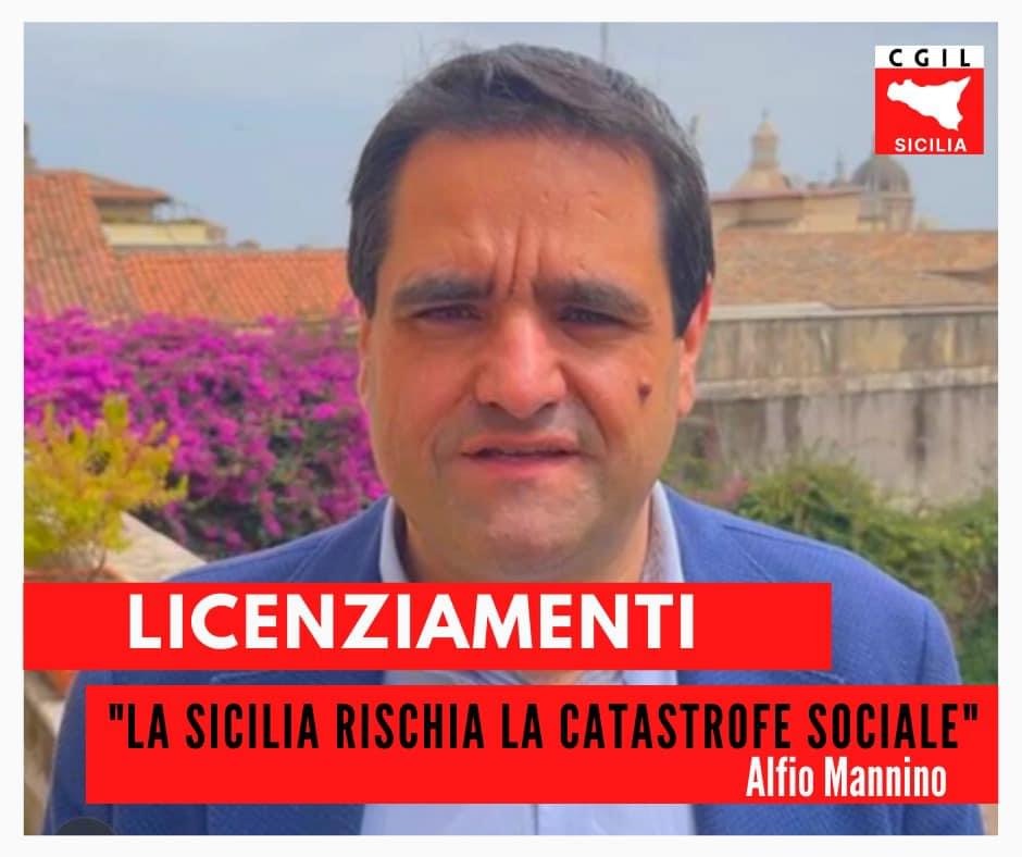 Licenziamenti, Mannino (Cgil): “Con la fine del blocco in Sicilia a rischio  57 mila posti di lavoro, una catastrofe sociale”