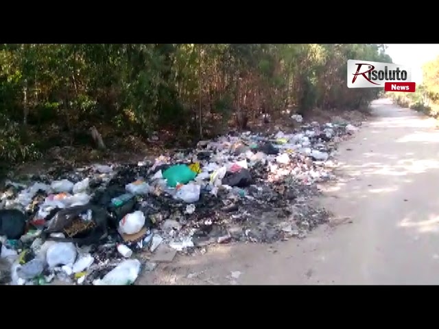In contrada Macauda a Sciacca rifiuti fino alla statale 115 (Video)