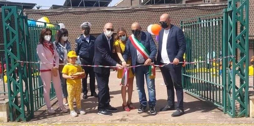 Realizzato un nuovo parco giochi alla materna Agazzi di Santa Margherita