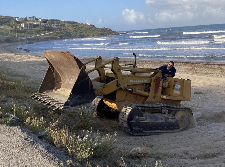 Avviata questa mattina a Sciacca la pulizia delle spiagge