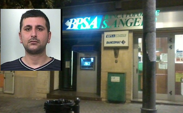 RAPINA ALL’AGENZIA DI RIBERA DELLA BANCA SANT’ANGELO, PATTEGGIA GIUSEPPE TRIASSI