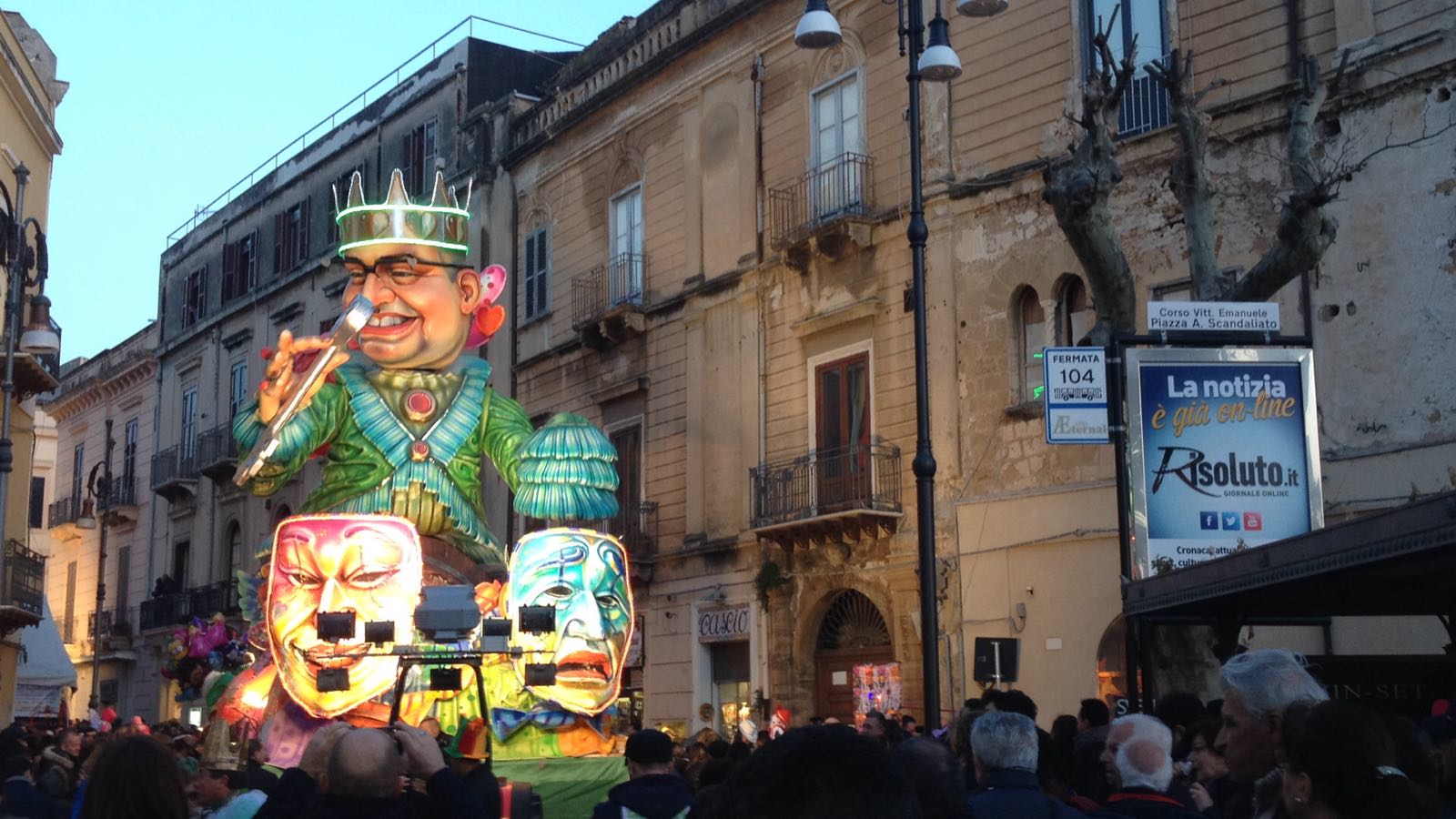 Uno spettacolo del Carnevale di Sciacca anche per i detenuti della casa circondariale