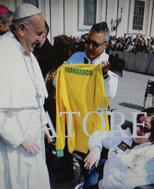 Anche Papa Francesco ora fa il tifo per i Leoni Sicani