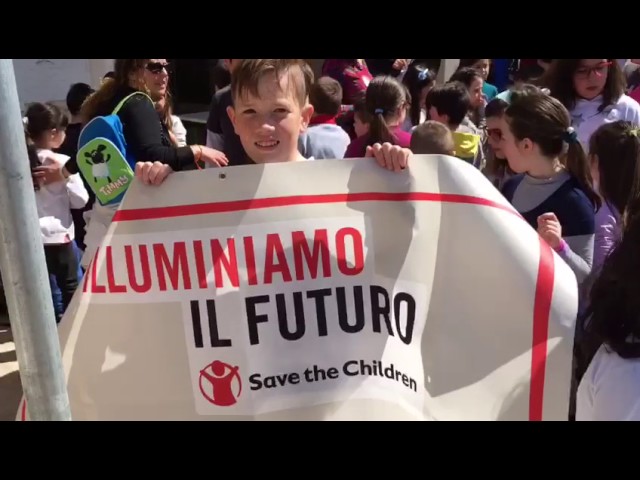 Tappa a Montevago di "Illuminiamo il Futuro", campagna contro la povertà educativa
