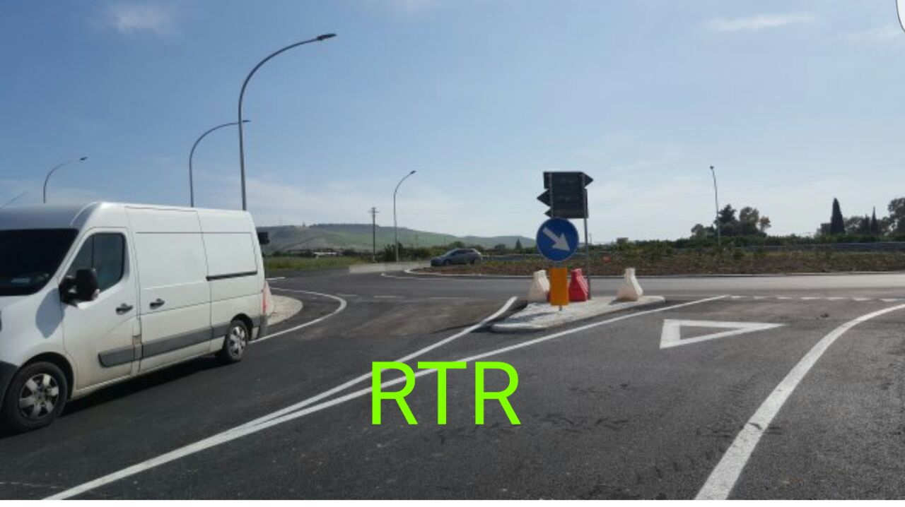 Aperto poco fa il bivio che dal nuovo ponte Verdura conduce a Ribera