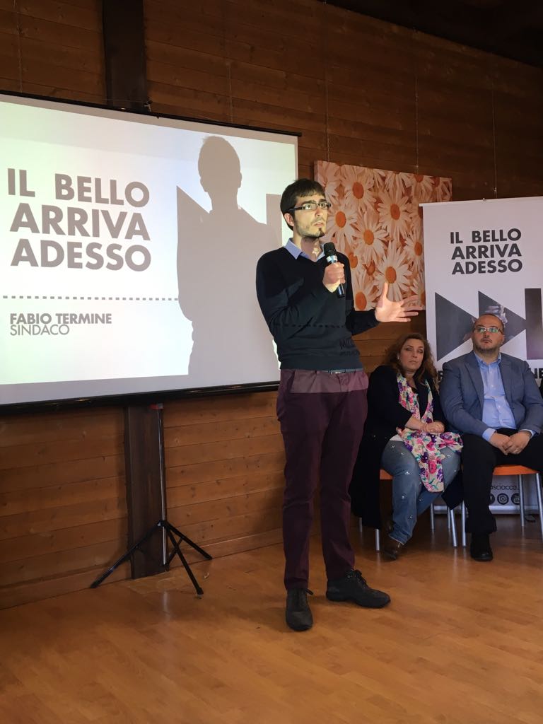 Mizzica, Fabio Termine: " Se saro' sindaco mettero' le tende sotto la Regione"