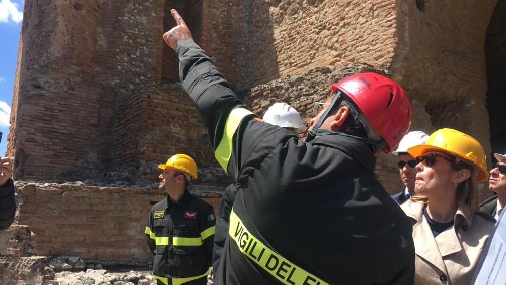 La Boschi a Taormina per un sopralluogo in vista del G7