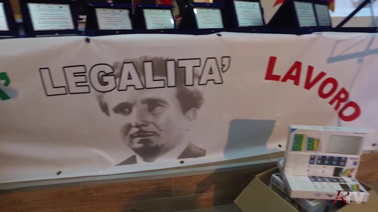 Salvatore Vella questa mattina al concorso nazionale Accursio Miraglia: "Ognuno di noi deve compiere azioni di coraggio"