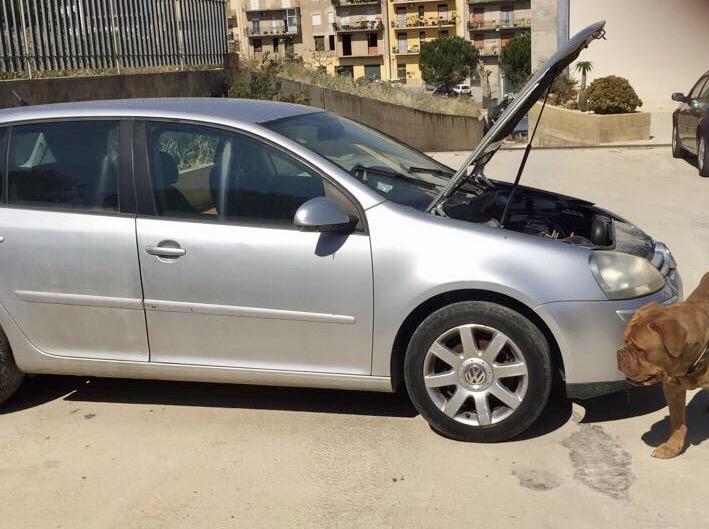 Golf sequestrata alla 'ndrangheta in dotazione alla polizia municipale di Sciacca