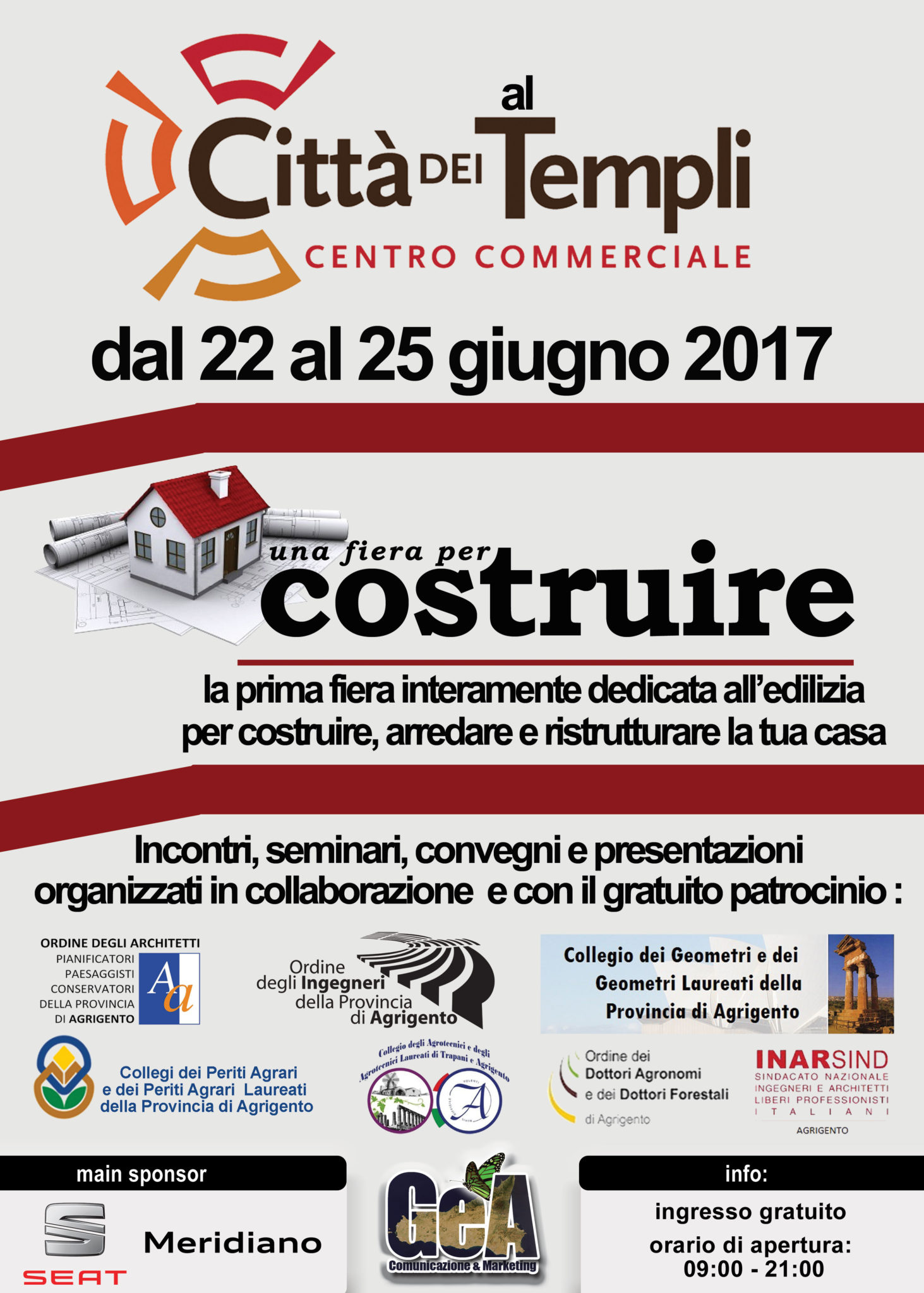 "Una fiera per costruire", vetrina per l'edilizia al Centro commerciale Valle dei Templi