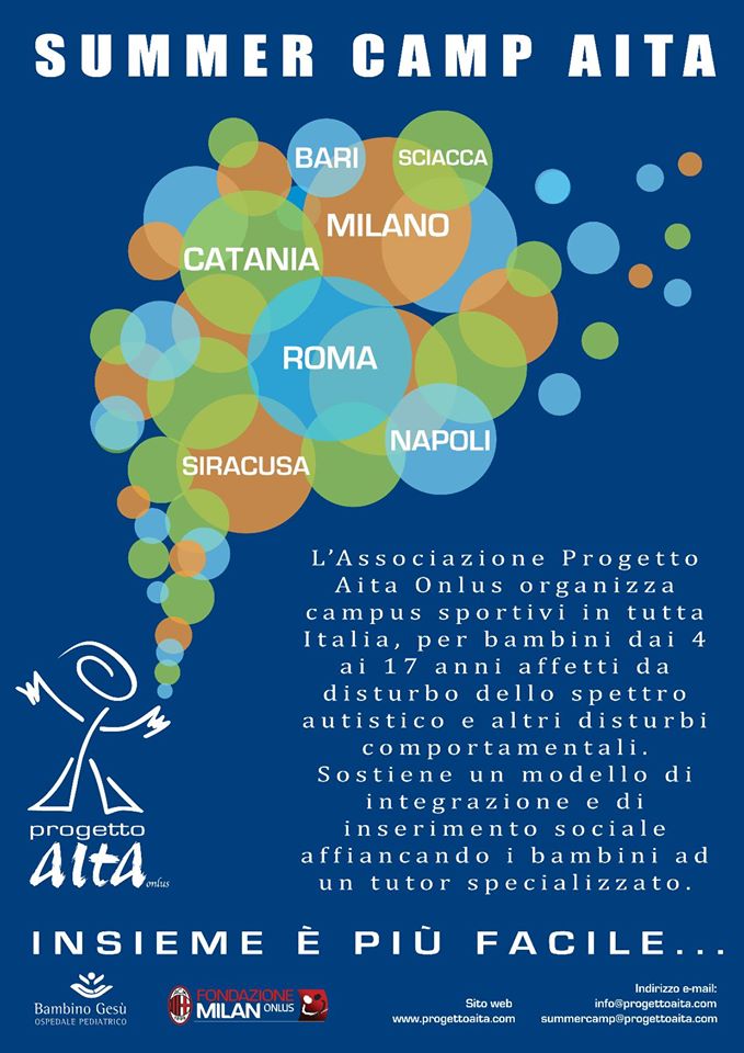 Sport e solidarieta': anche quest'anno Sciacca partecipa ai Summer Camp Aita