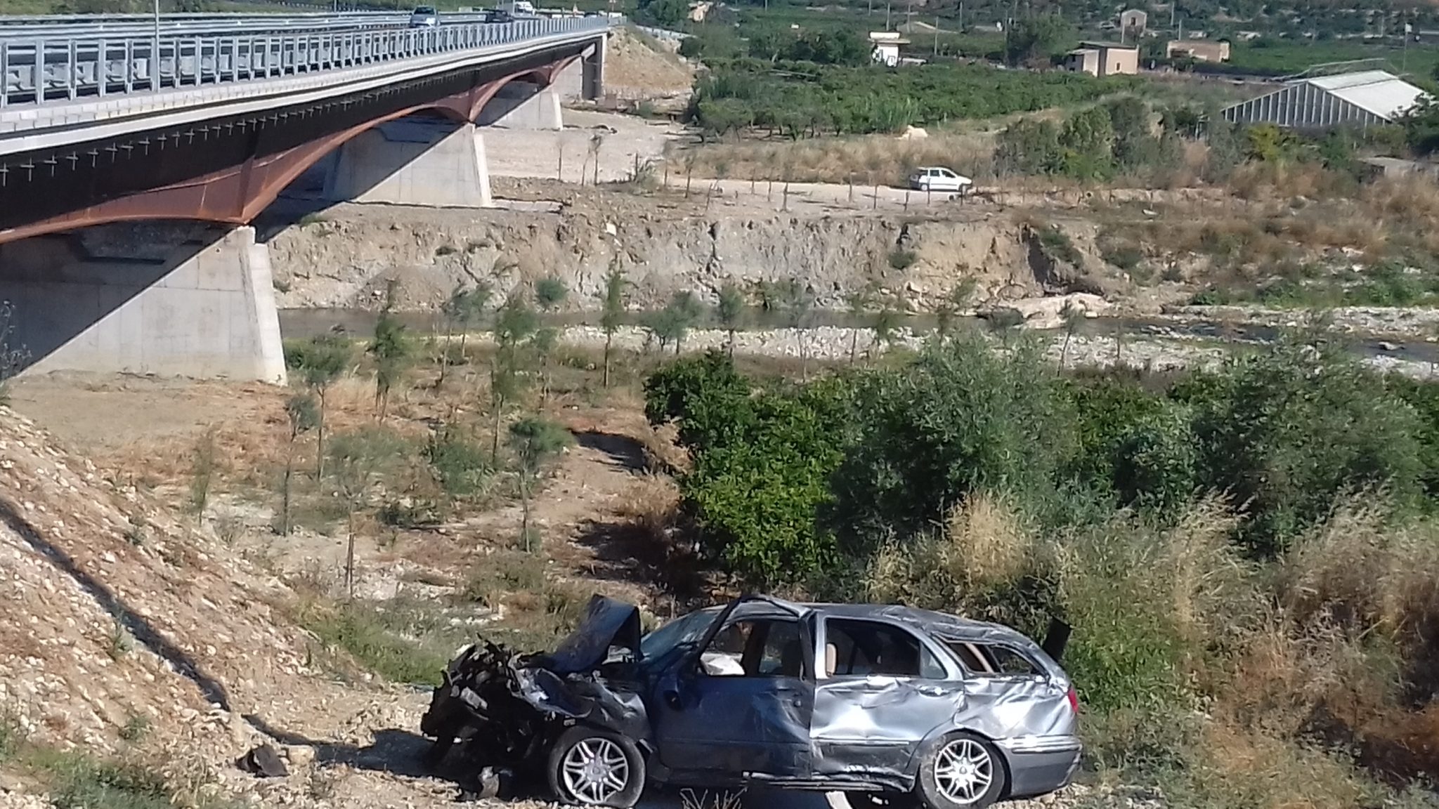 Grave incidente stradale sulla Sciacca-Ribera, automobilista in prognosi riservata