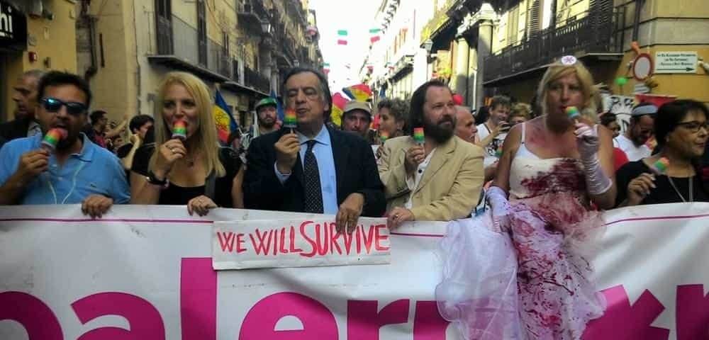Corteo del Gay Pride a Palermo, migliaia i palermitani in piazza