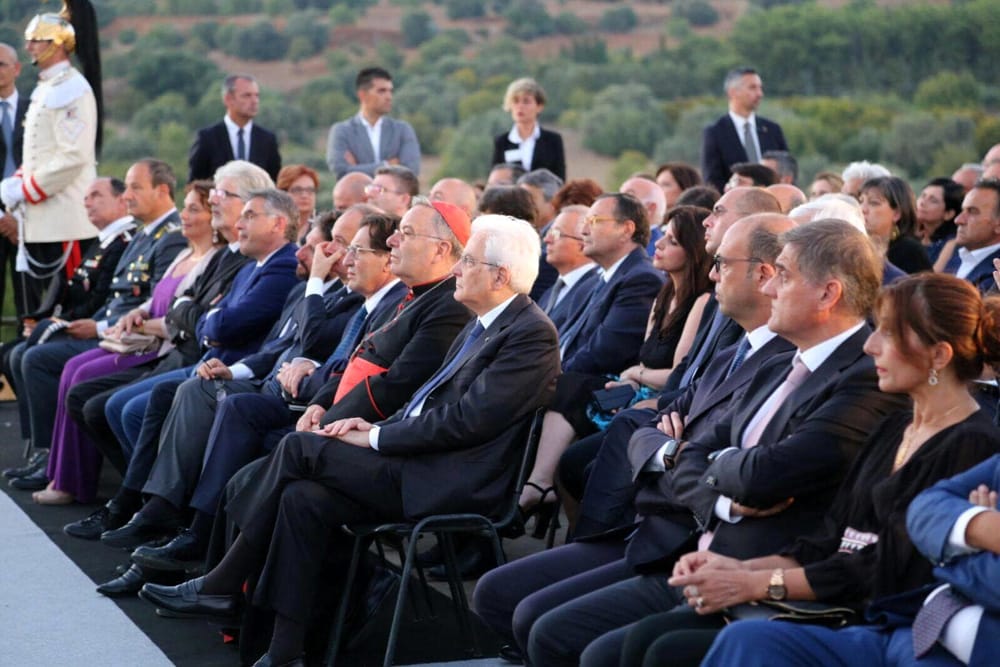 Sergio Mattarella ad Agrigento per commemorare Luigi Pirandello nel 150° anniversario della nascita
