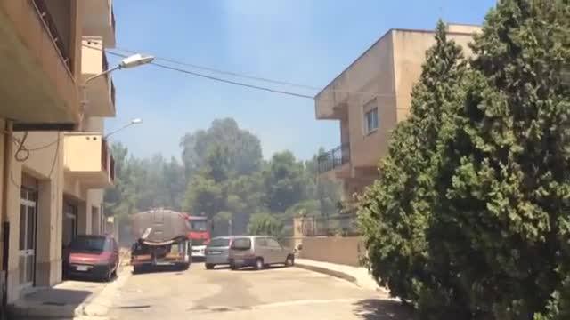 Mattinata di fuoco a Sciacca, brucia il bosco di Pierderici. Canadair in azione per spegnere le fiamme