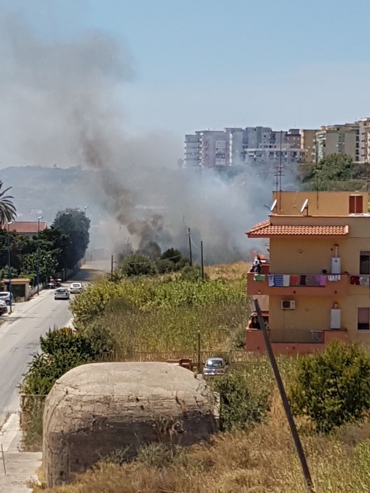 Ancora incendi: vigili del fuoco oggi in azione in via Lido e sulla 115 in direzione Ribera