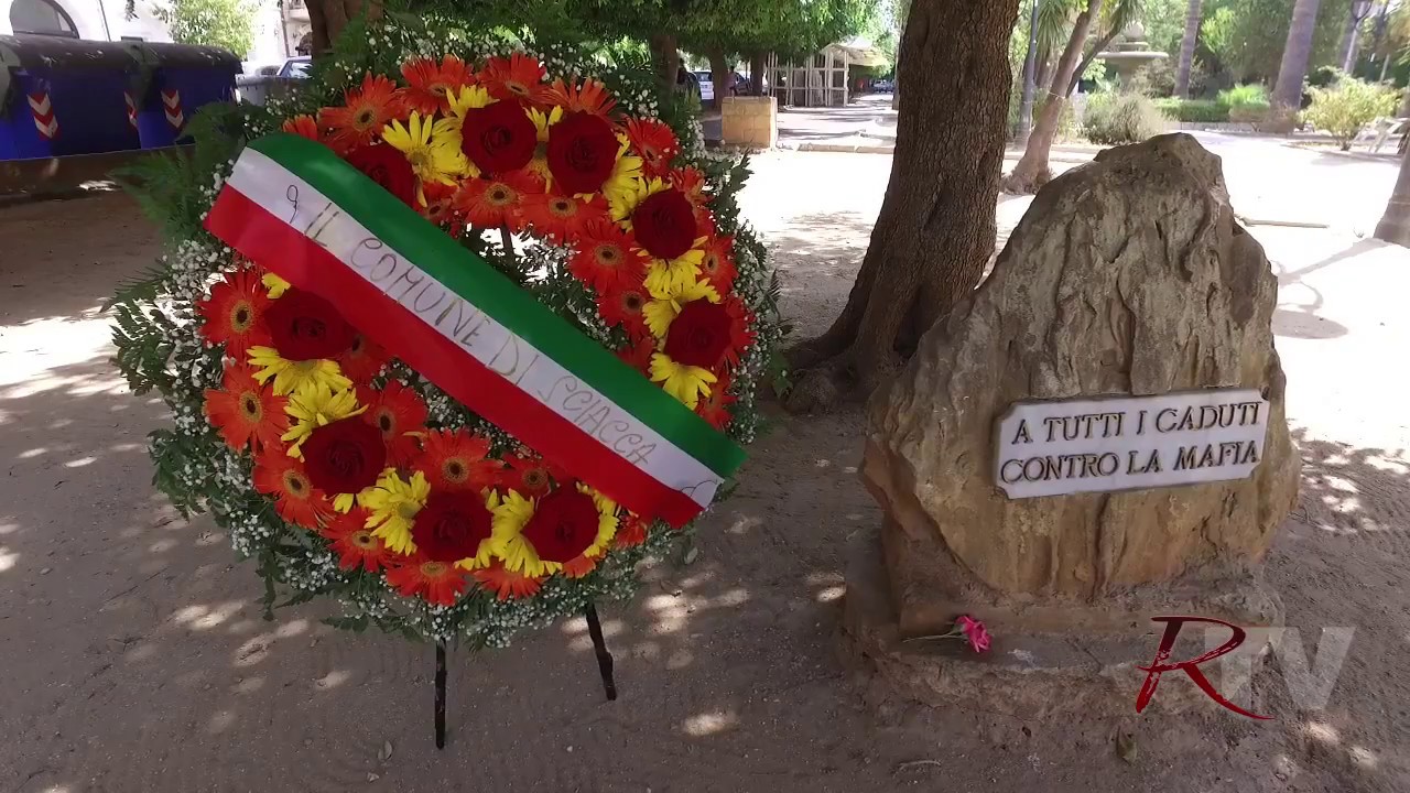 Commemorazione per la strage di via D'Amelio, piccola cerimonia in piazza Lombardo