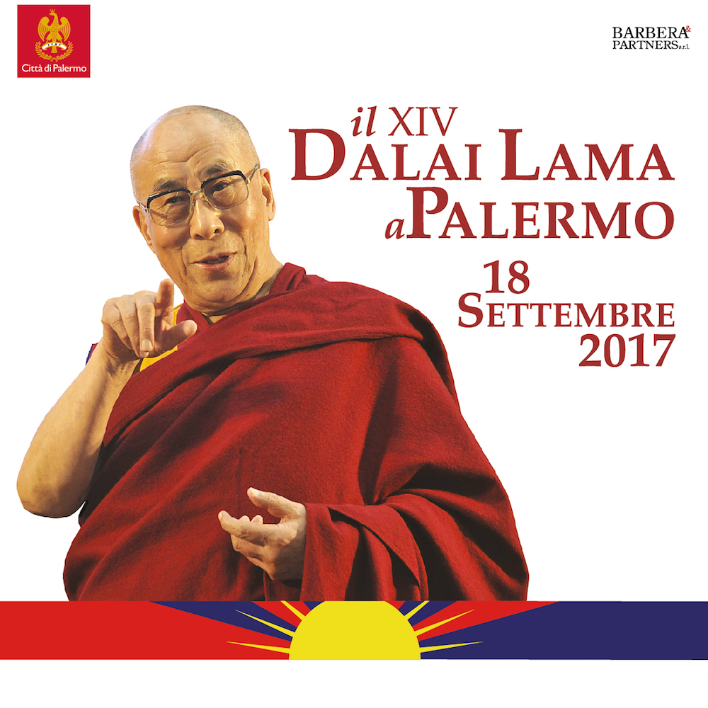 Il Dalai Lama torna a Palermo, la prima volta era il 1996