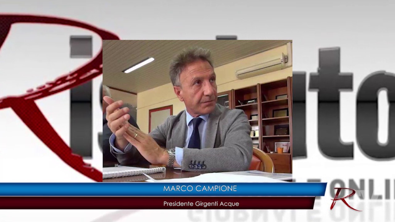 Il presidente di Girgenti Acque, Marco Campione: "Lota' agisce in malafede"