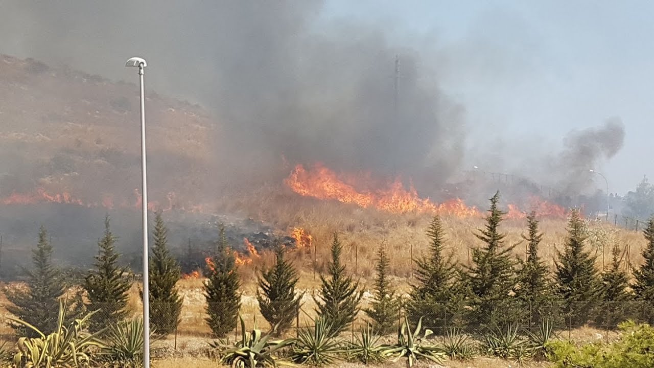 Monte Kronio, Pierderici e Cutrone: i principali incendi dell'estate 2017 a Sciacca
