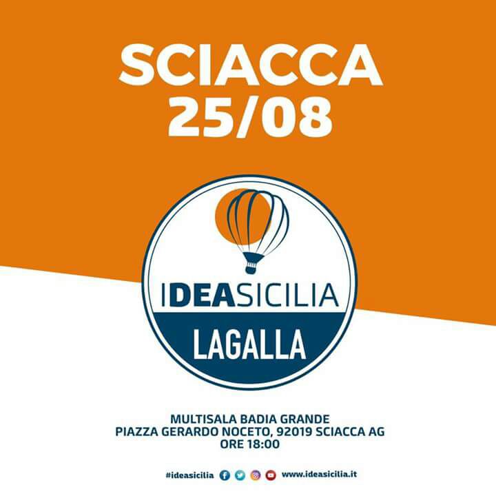 Lagalla su Facebook promuove la sua presenza a Sciacca il 25 agosto. Francesca Valenti sarà la sua prima sostenitrice per le Regionali?