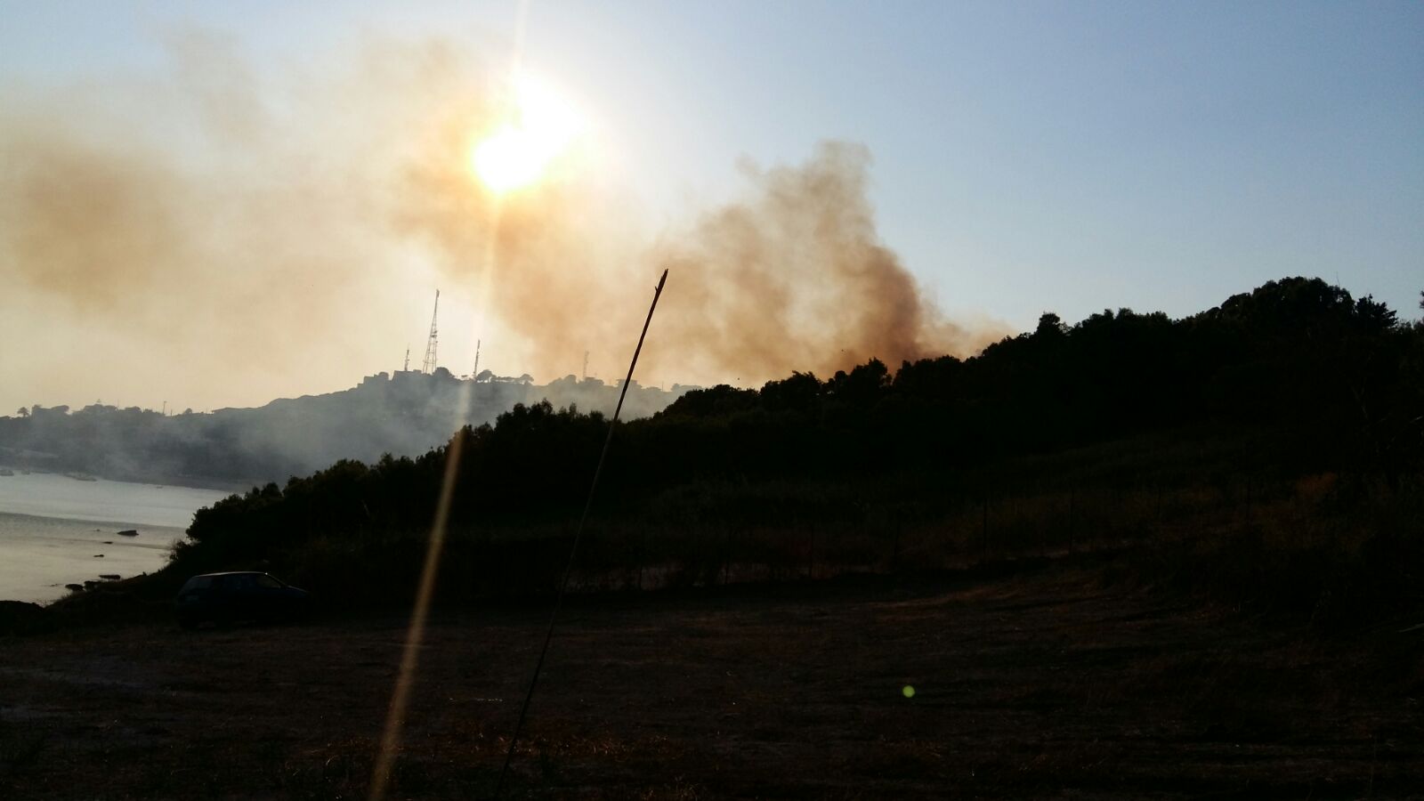 Ultim'ora. Incendio tra Arenella e San Marco: Vigili del fuoco all'opera