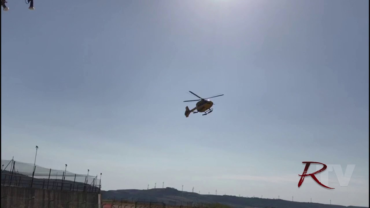 Un cinquantenne salvato a Sambuca grazie all'intervento dell'elisoccorso