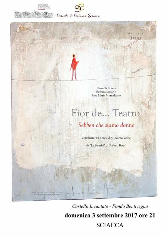 "Fior de... Teatro", la rassegna dedicata al teatro per la nuova stagione del Circolo di Cultura
