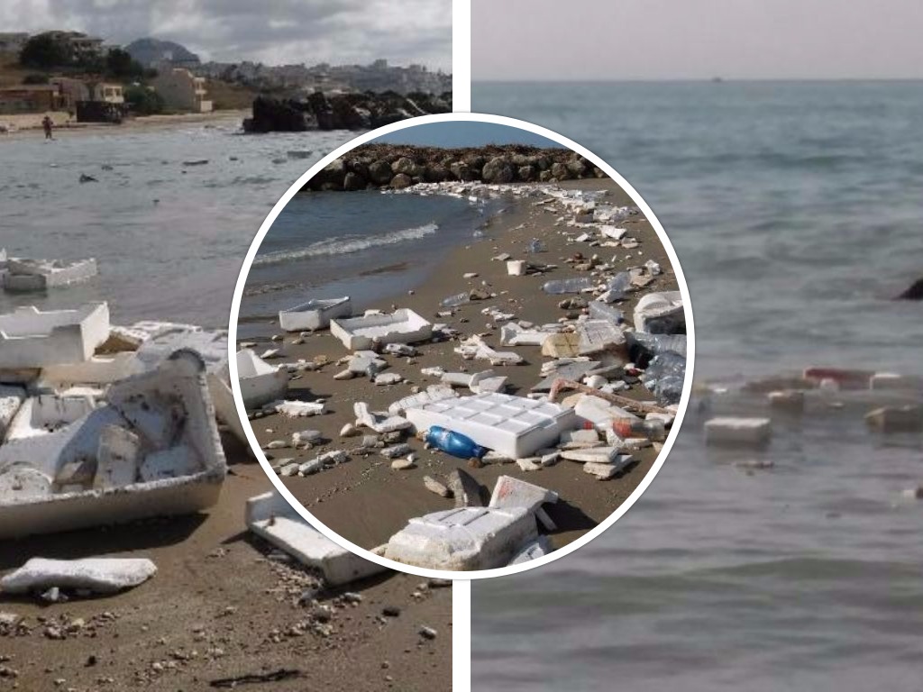 Il viaggio di polistirolo e plastica: dal porto al mare e infine, il degrado in spiaggia