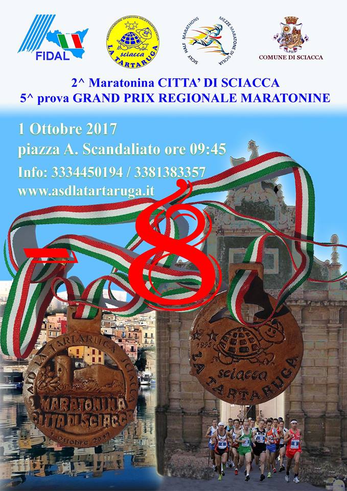 Torna la corsa nel centro storico di Sciacca, 2°maratonina organizzata dalla "Tartaruga"