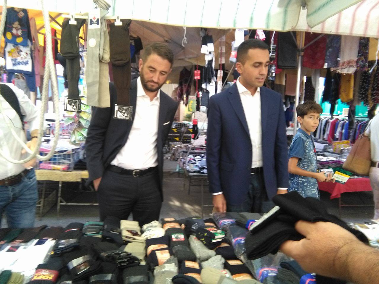 Luigi Di Maio oggi a Sciacca con Cancelleri: "Vedrete che alla fine Visco rimarrà a capo di Bankitalia"