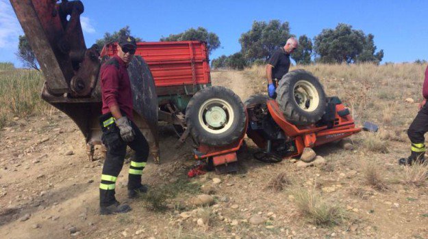 Castelvetrano. Agricoltore di 62 anni muore in campagna schiacciato dal trattore