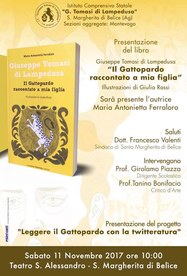 Libri. Sabato a Santa Margherita la presentazione de "Il Gattopardo raccontato a mia figlia"