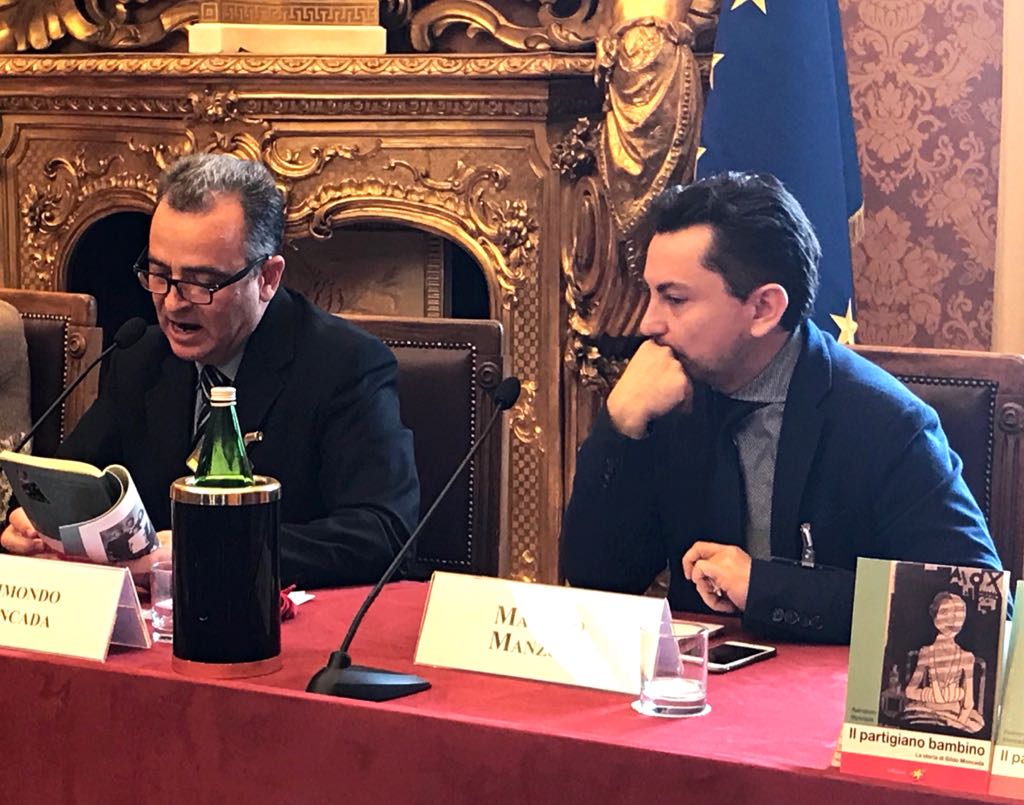 "Il partigiano bambino", il libro di Raimondo Moncada presentato alla Camera a Roma
