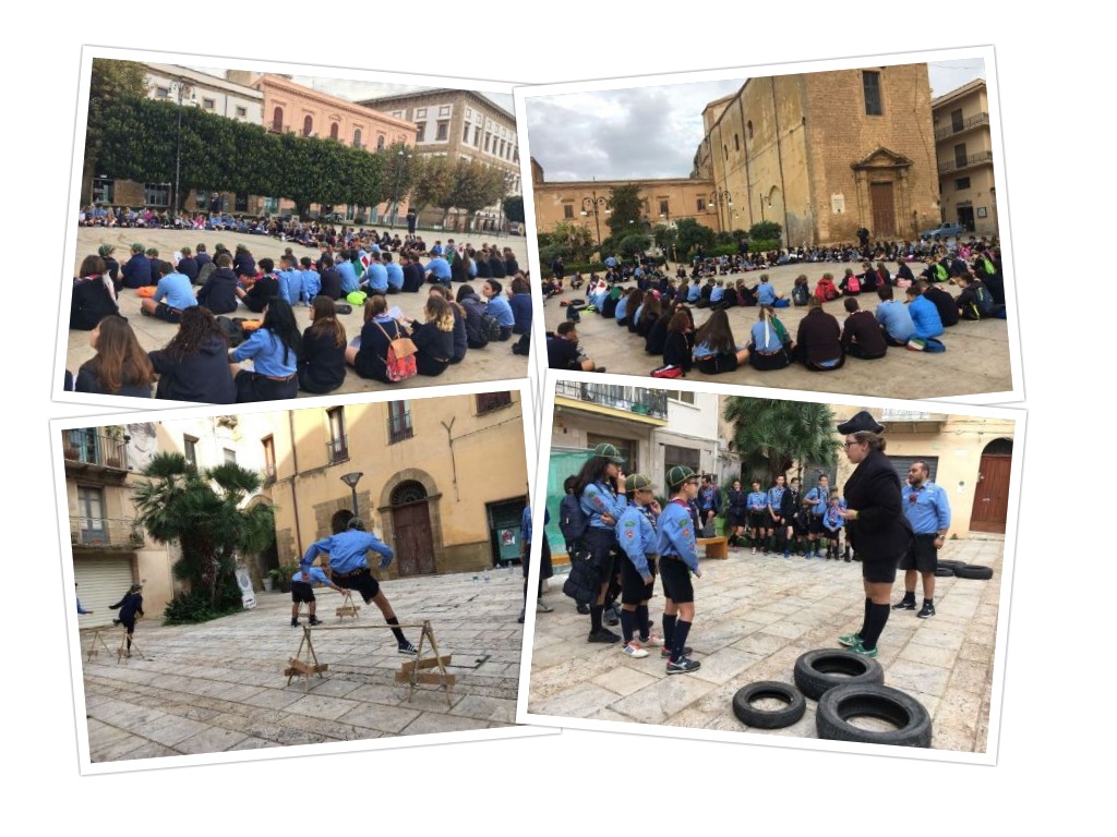 Nel centro storico di Sciacca oggi l'apertura dell'anno scout 2017-2018 con 200 giovani