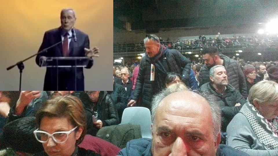 Tiziana Russo e Carmelo Burgio ad applaudire Grasso a Roma, i due rispondono alla chiamata di "Liberi e Uguali"