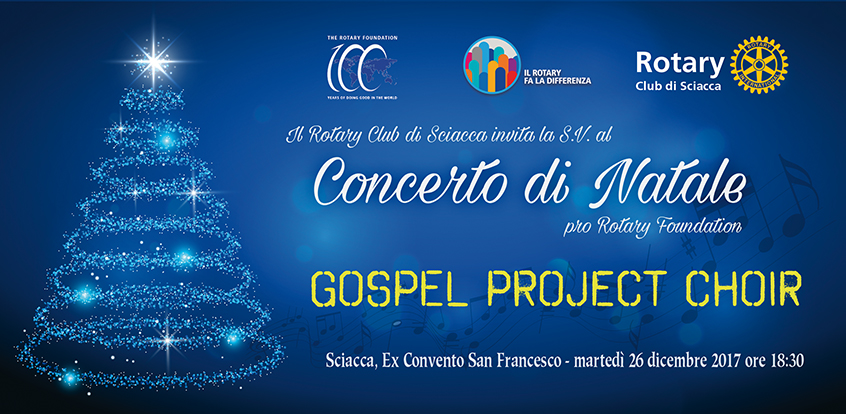 Santo Stefano all'insegna del Gospel martedì al San Francesco nel tradizioanale concerto del Rotary di Sciacca