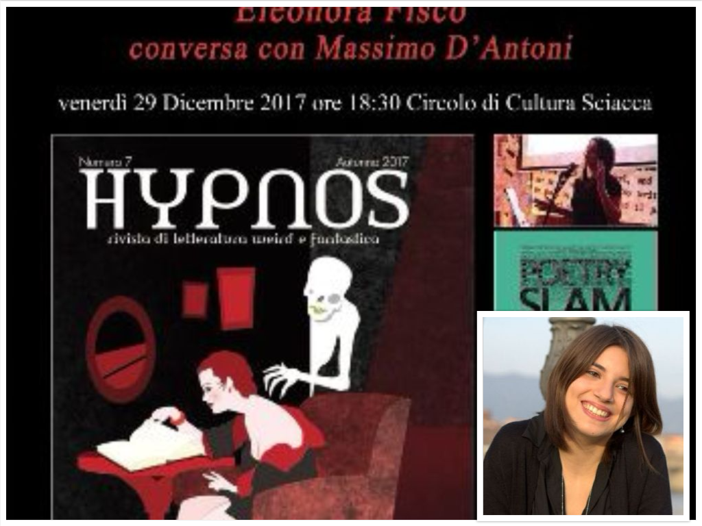 Frontiere letterarie ultracontemporanee: incontro con la scrittrice Eleonora Fisco venerdì al Circolo di Cultura