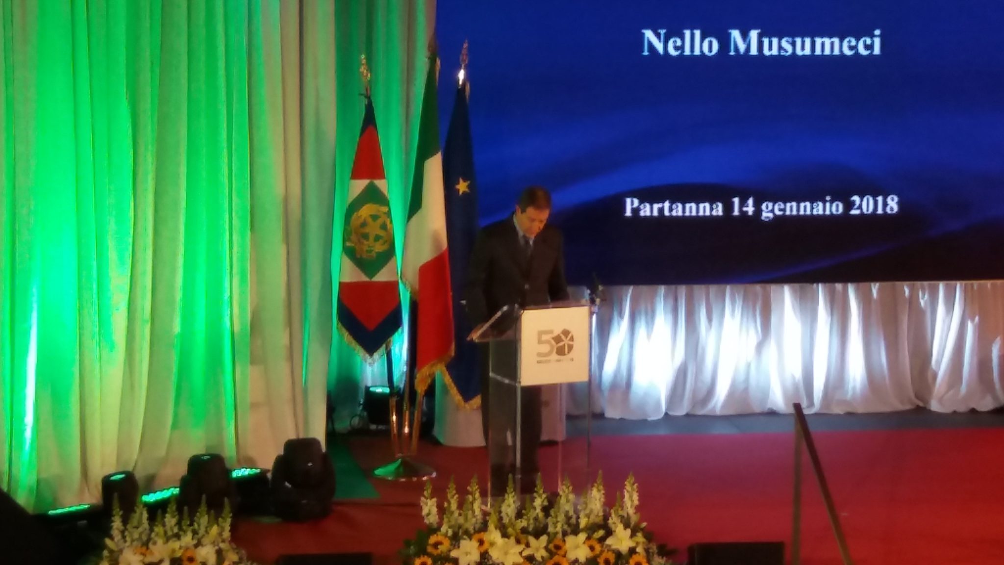 Partanna. Parla il presidente Musumeci: "Sulla ricostruzione commessi gravi errori"