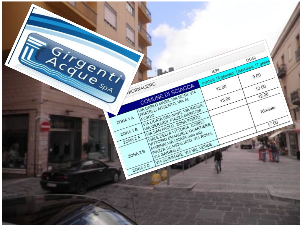 Erogazione idrica slittata tre volte per poi essere annullata: centro storico di Sciacca a secco. Protestano i residenti