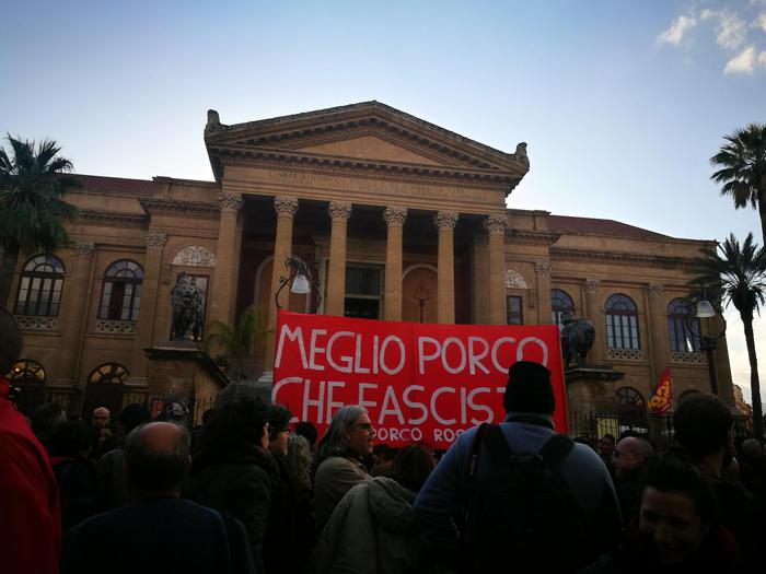 Palermo. Niente scontri alla manifestazione antifascista di ieri