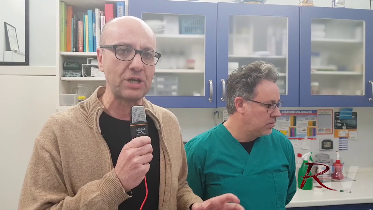 Due cani randagi sul tetto dell'ospedale di Sciacca e per metterli in salvo intervengono i vigili del fuoco