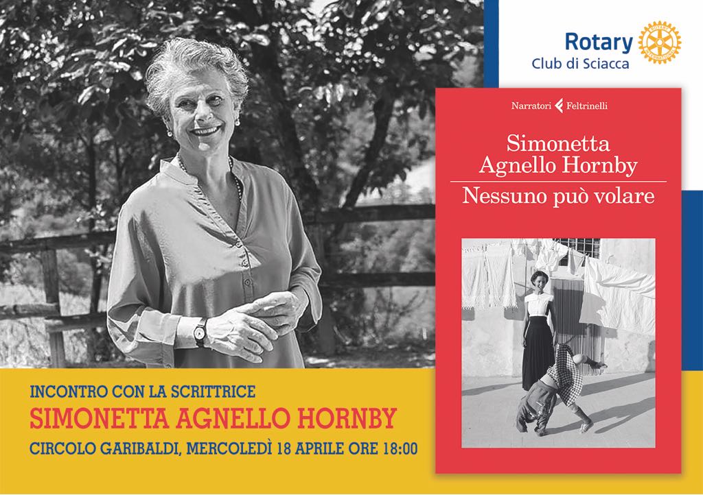 Simonetta Agnello Hornby a Sciacca con "Nessuno puo' volare", iniziativa del Rotary Club