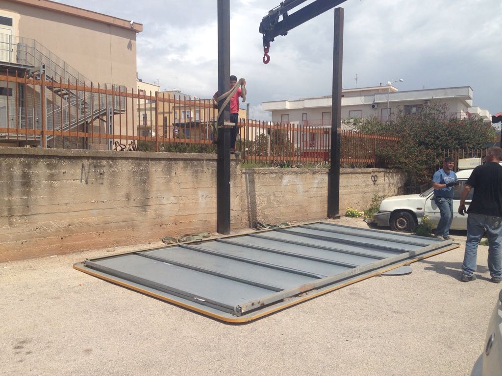 Rimossi a Sciacca gli otto impianti pubblicitari che erano stati sequestrati dalla Procura della Repubblica